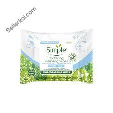 Simple Micellar Wipes Biodegradable Wipes 20pc 150 ml